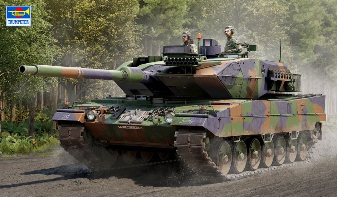 00966 トランペッター 1/16 ドイツ連邦軍 レオパルド2A6主力戦車