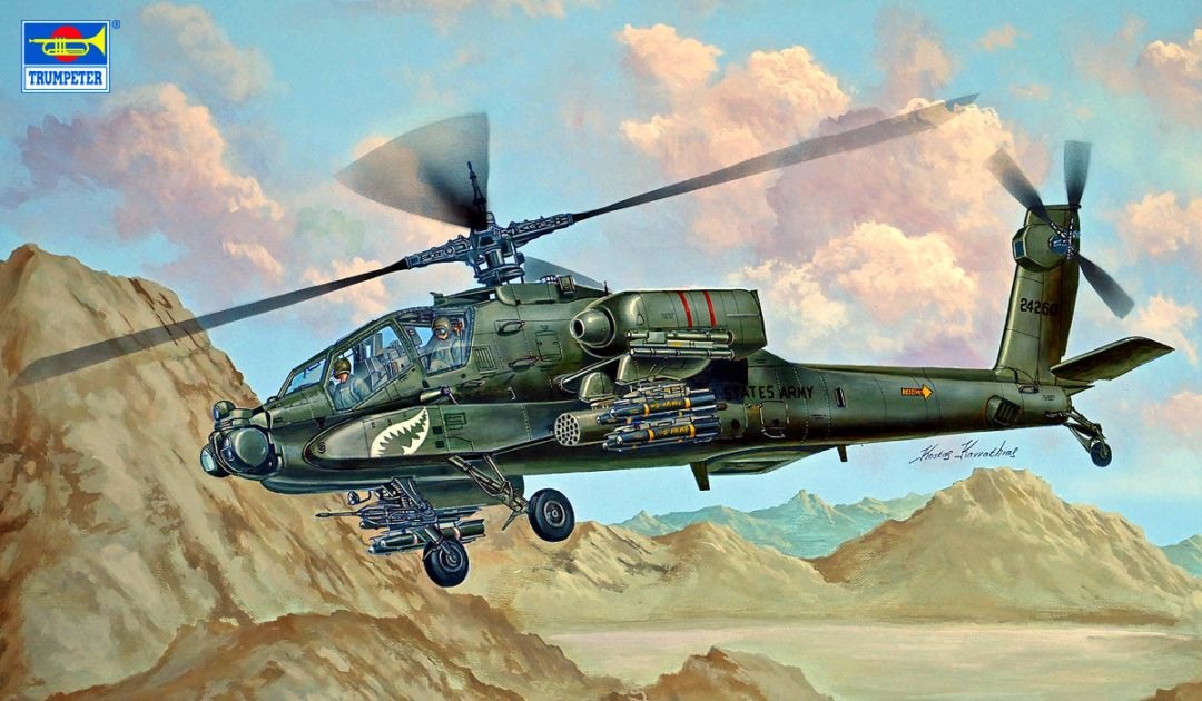 05838 トランペッター 1/48 AH-64A アパッチ