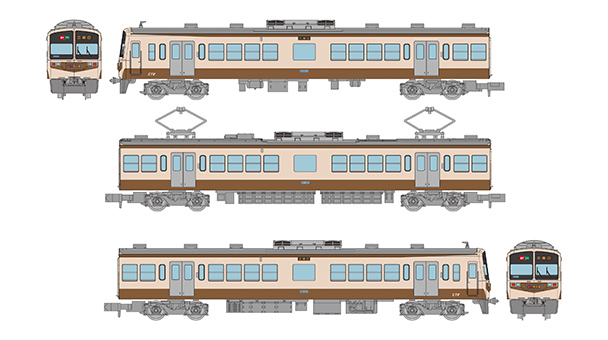 335412 鉄道コレクション 秩父鉄道6000系旧300系リバイバルカラー3両セット