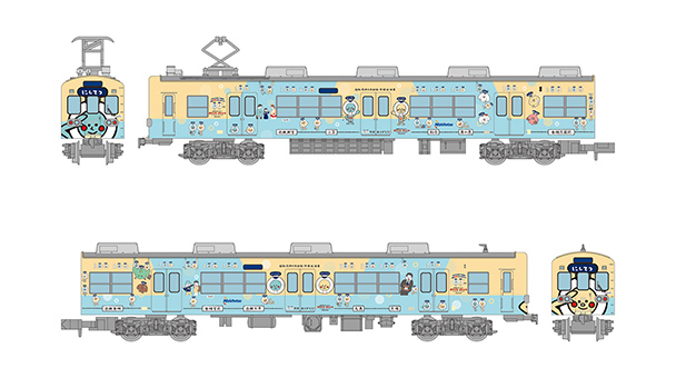 336761 鉄道コレクション西日本鉄道600形西鉄貝塚線開業100周年記念ラッピング電車2両セット