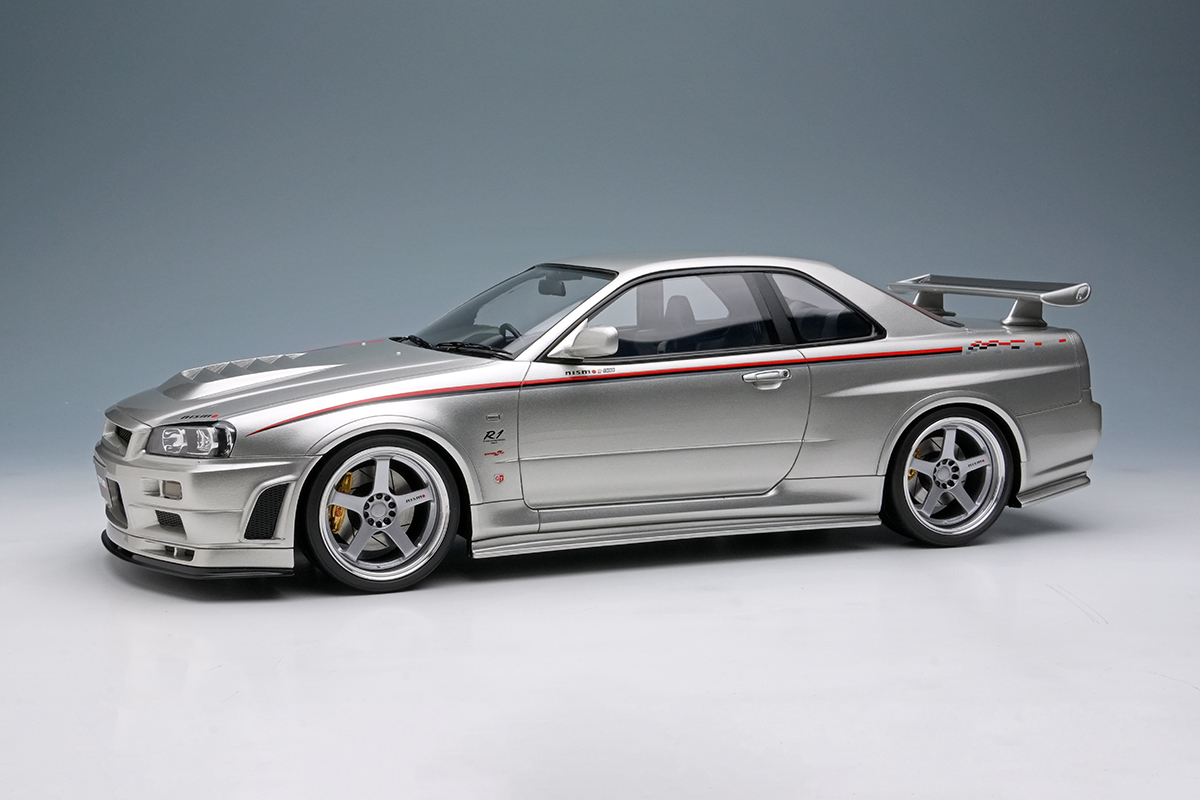 EML135A EIDOLON 1/18 NISSAN SKYLINE GT-R (BNR34 NISMO R-tune Version) 2004