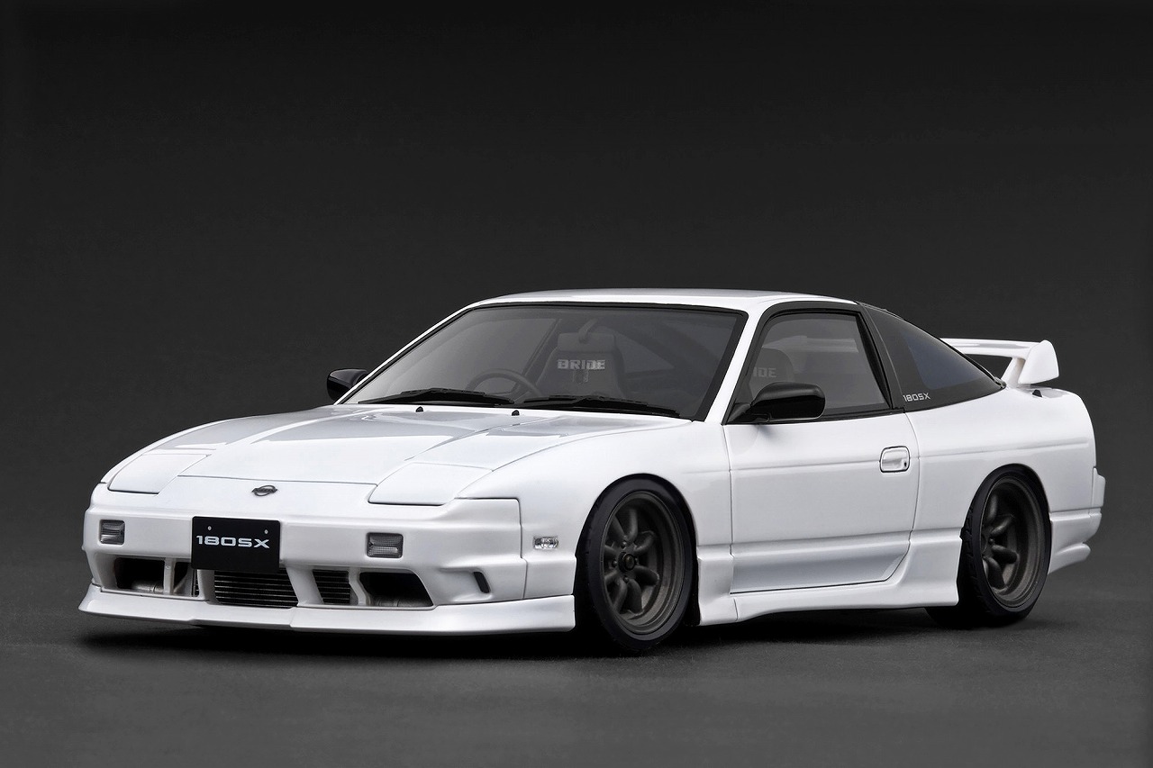 IG3760 IGモデル 1/18 Nissan 180SX TYPE X (RPS13) White