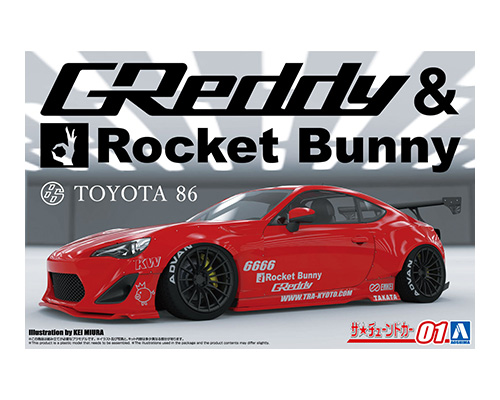 ザ☆チューンドカー No.1 1/24 ZN6 TOYOTA 86'12 GREDDY&ROCKET BUNNY ENKEI Ver.(トヨタ)