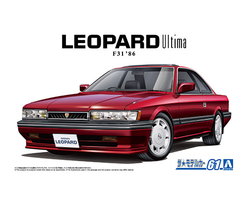 ザ☆モデルカー No.61 1/24 ニッサン UF31 レパード3.0アルティマ'86