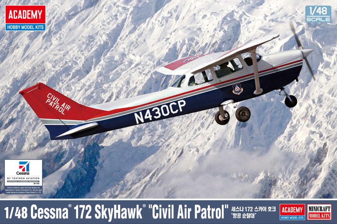 12367 アカデミー 1/48 セスナ 172 スカイホーク  'CAP 民間航空パトロール'