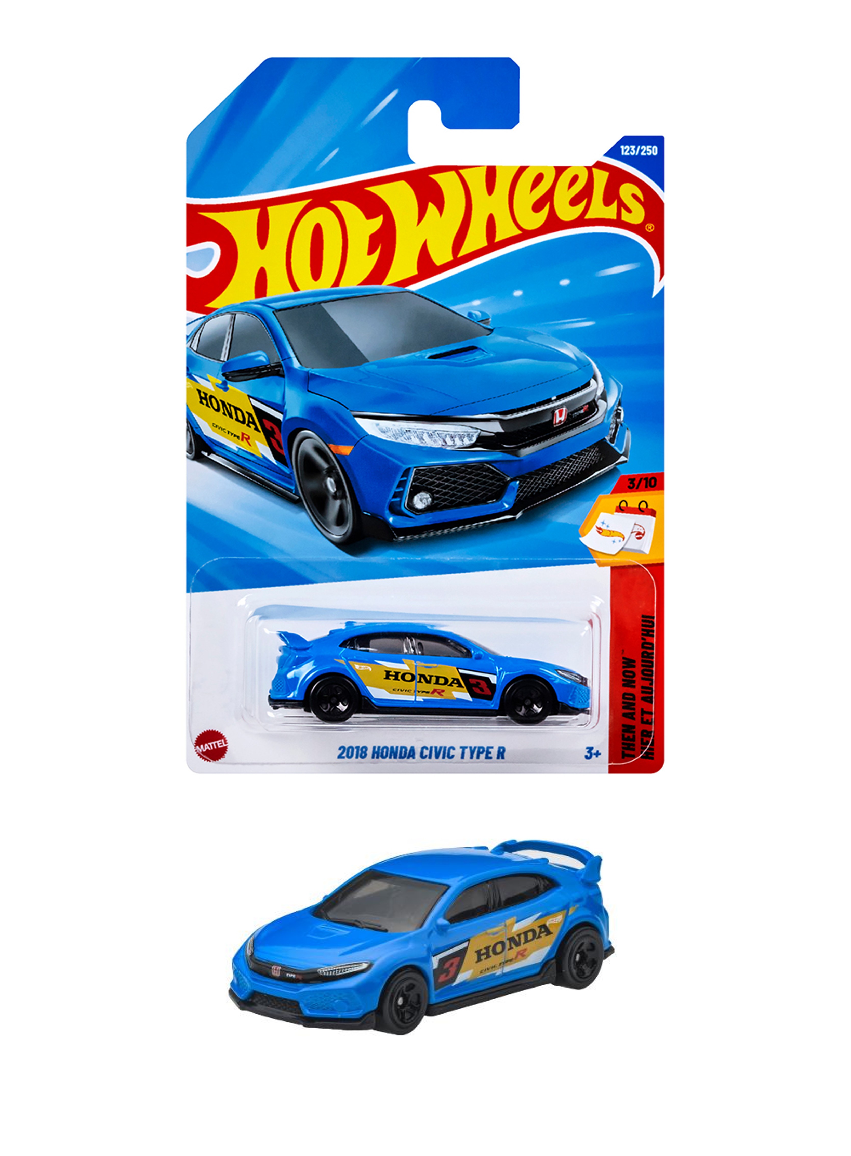 JFN81-9866 ホットウィール ベーシックカー 2018 ホンダ シビック タイプR