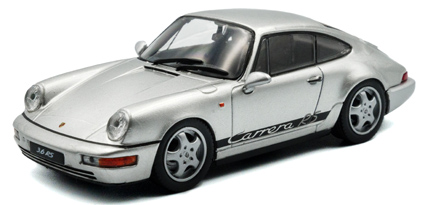 S4312904 SOLIDO 1/43 ポルシェ 911(964) RS 1994 (シルバー)