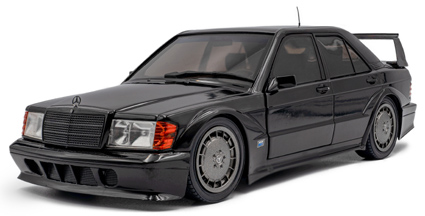 S1801012 SOLIDO 1/18 メルセデスベンツ 190(W201) Evo II ソリドワークス 1990 (ブラック)