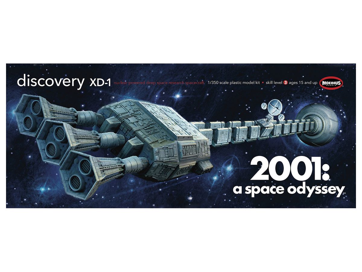 MOE2001-8 メビウスモデル 1/350 2001年宇宙の旅 ディスカバリー号 XD-1