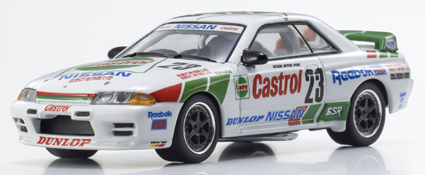 K07012LC 京商オリジナル 1/64 [MOTN] カストロール スカイライン GT-R(R32) Gr.A 1990#23 LED搭載