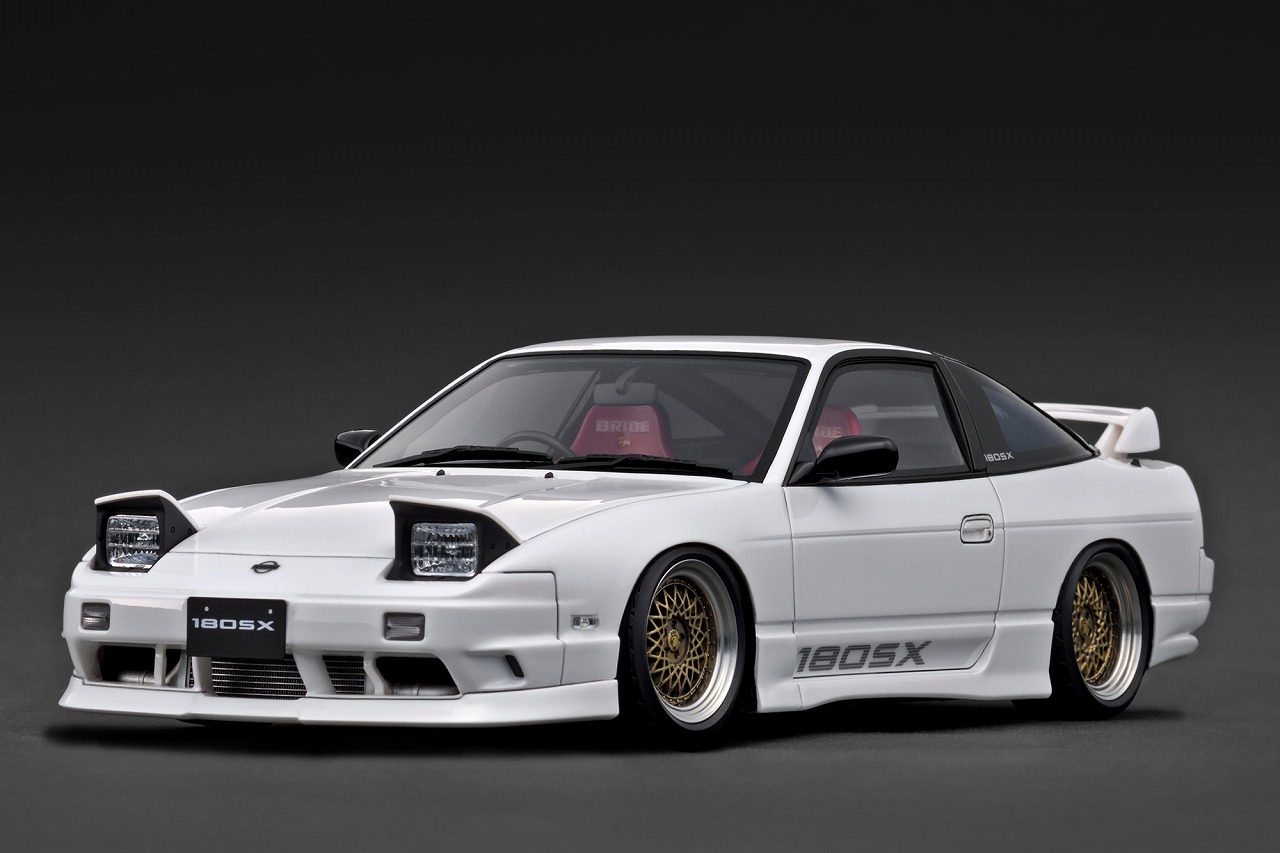 IG3763 IGモデル 1/18 Nissan 180SX TYPE X (RPS13) White