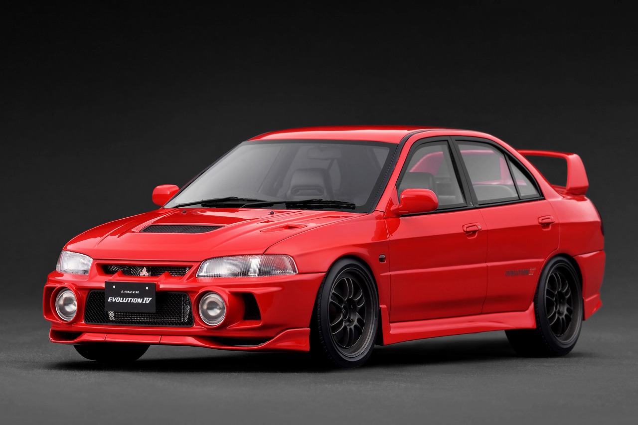 IG3783 IGモデル 1/18 Mitsubishi LANCER EVOLUTION Ⅳ (CN9A) Red