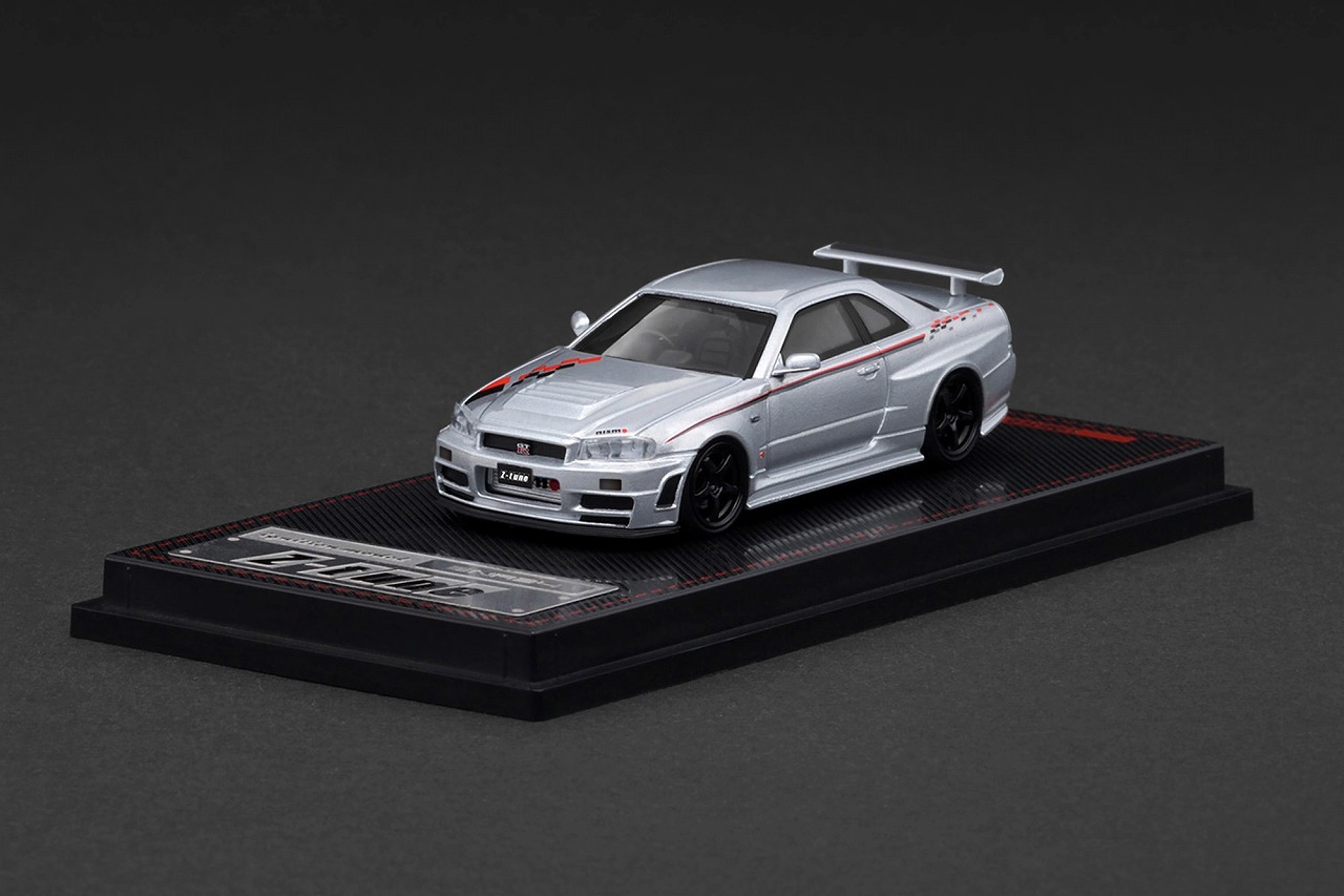 IG3840 IGモデル 1/64 Nismo R34 GT-R Z-tune Silver