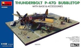 MA48018 ミニアート 1/48 P-47Dサンダーボルト バブルトップ w/ベース&アクセサリー