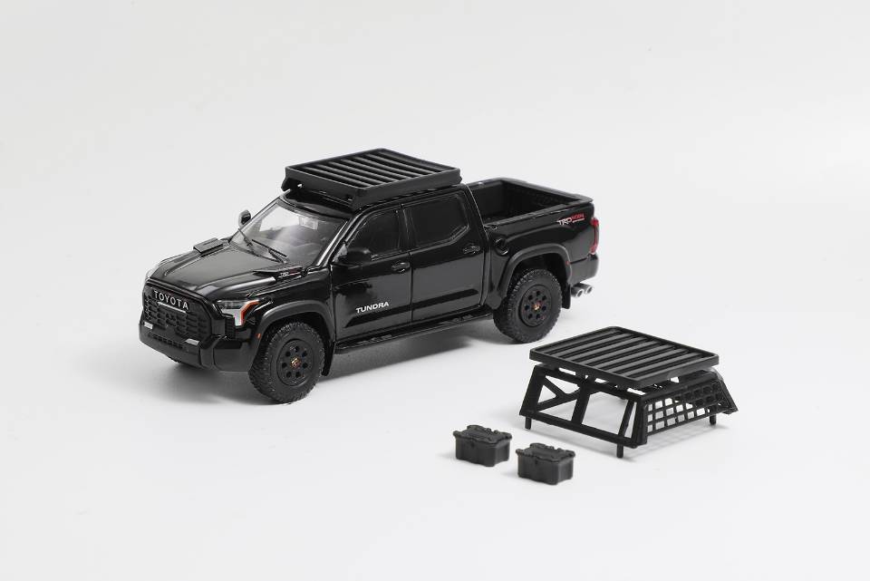 KS064-493 GCD 1/64 トヨタ タンドラ TRD PRO - (LHD) - (アクセサリー付) ブラック