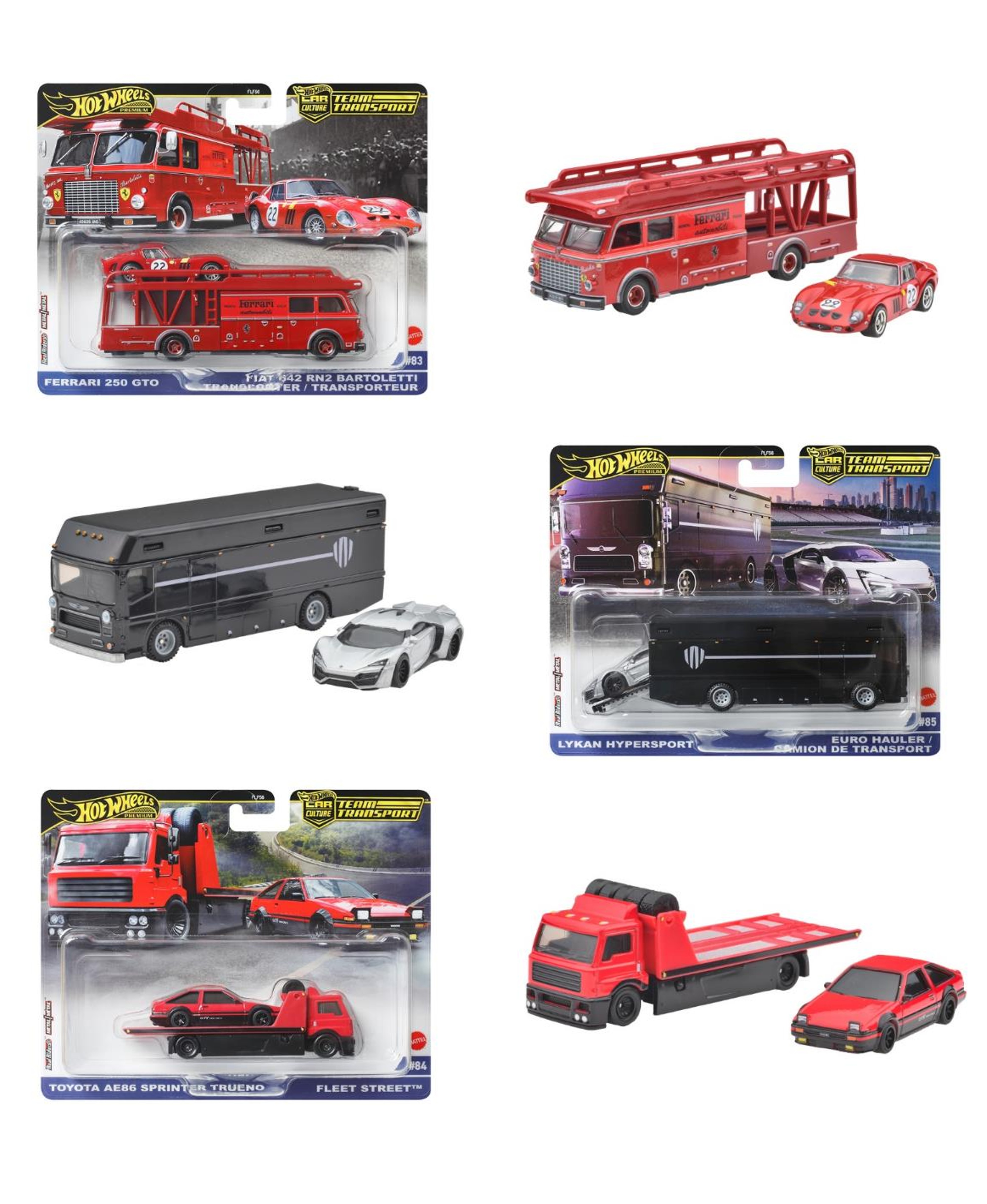 FLF56-987J ホットウィール チームトランスポート アソート (入数:4) 2026年02月発売