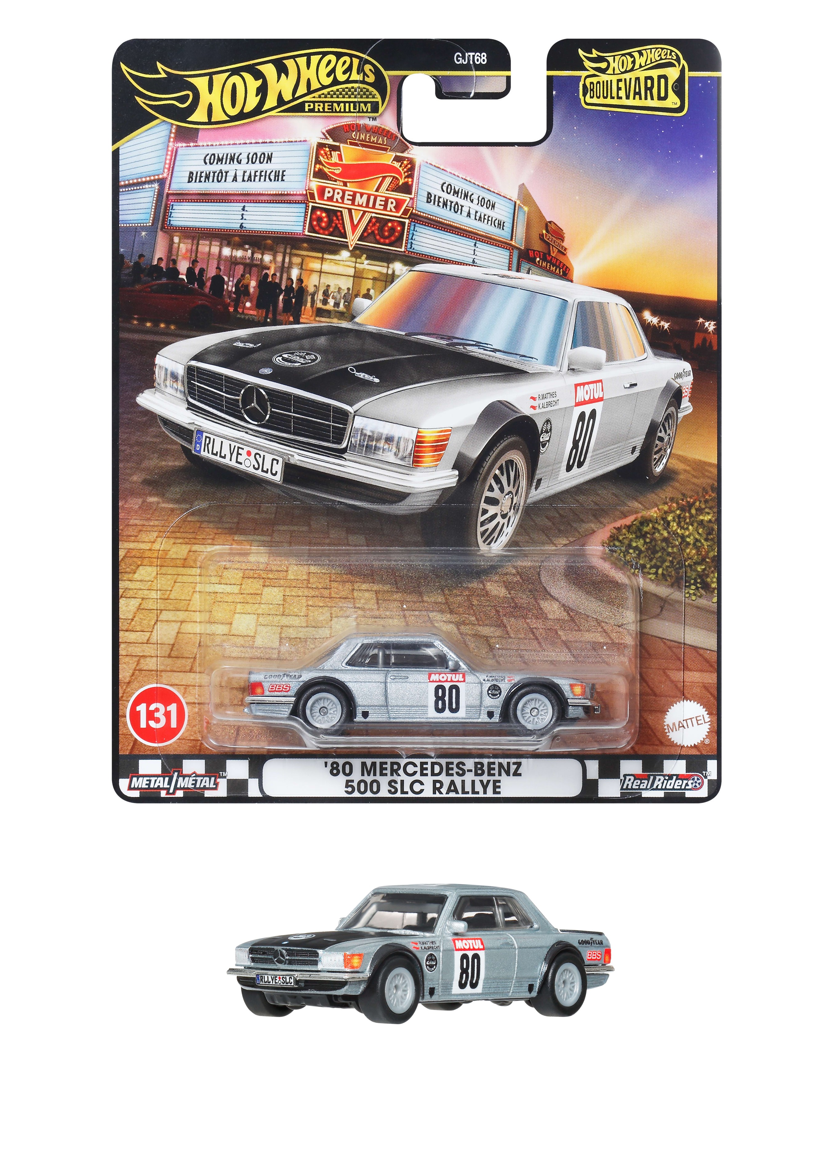 HRT63-9866 ホットウィール ブールバード '80 メルセデス・ベンツ 500 SLC ラリー