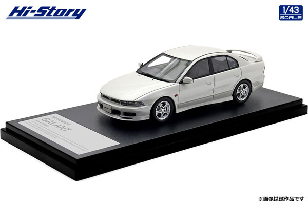 HS513WH Hi-Story 1/43 MITSUBISHI GALANT VR-4 (1996) ギャラクシーホワイト