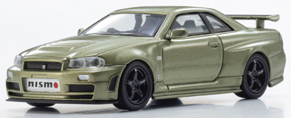 K07130LMJ 京商オリジナル 1/64 Nismo R34 GT-R Z-tune Millennium Jade