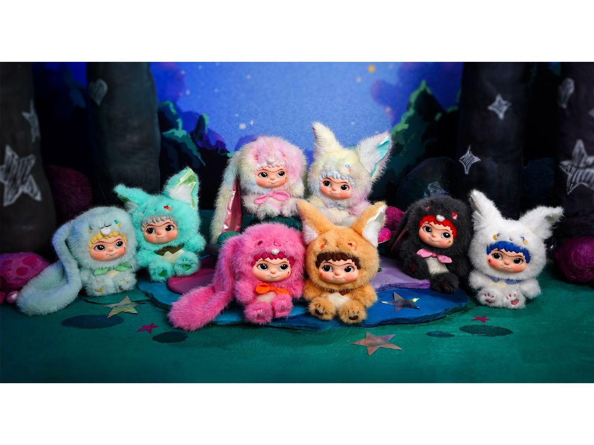 LETSVAN WAKUKU キツネ&バニー trick or treat(トリック・オア・トリート)シリーズ トレーディングプラッシュ