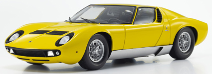KS08314Y 京商オリジナル 1/18 ランボルギーニ ミウラ P400 (イエロー)