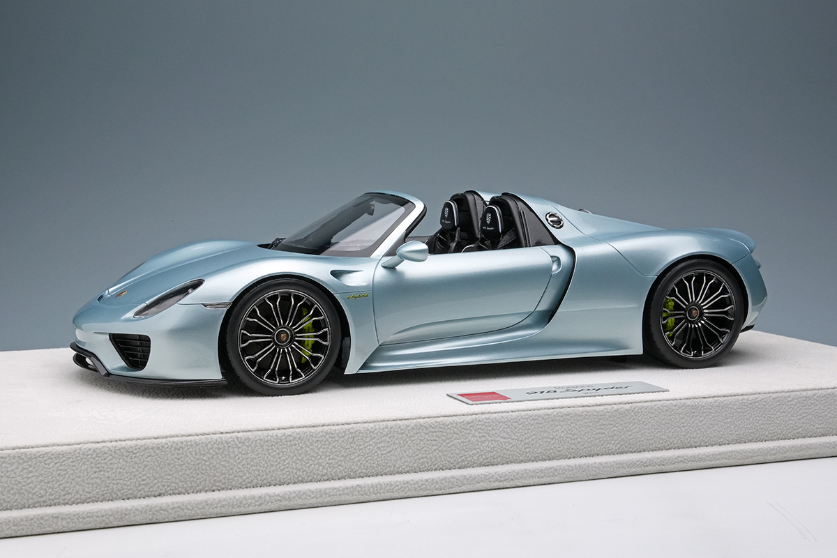EML045F EIDOLON 1/18 Porsche 918 Spyder 2011 リキッドメタルクロームブルー