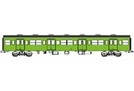 TW-103TC 1/80 国鉄103系非ユニット窓・非冷房車、黄緑6号動力なし増結1両セットC