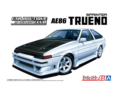 ザ☆チューンドカー No.45 1/24 カーブティッククラブ AE86 トレノ'85(トレノ)