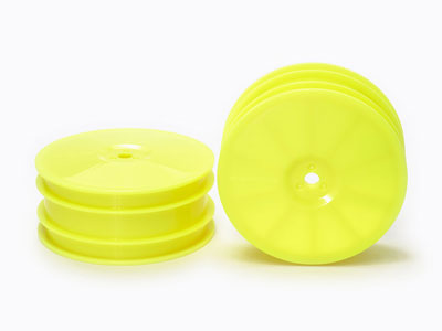 OP.1748 4WDバギーフロント・ディッシュホイール (六角ハブ) イエロー