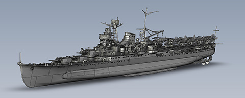 FH-51 1/700 帝国海軍シリーズ №51 日本海軍航空巡洋艦 最上
