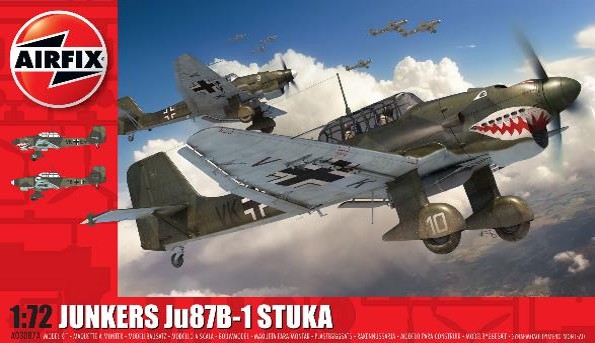 X-3087A エアフィックス 1/72 ユンカース Ju87 B-1 スツーカ