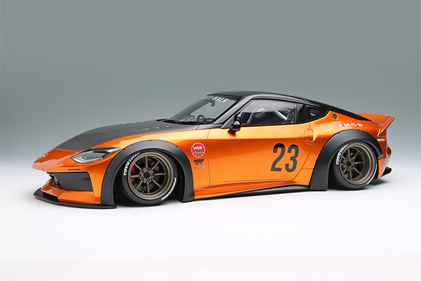 EML137A EIDOLON 1/18 lb nation Fairlady Z(RZ34) (RS Watanabe 8spoke wheel) キャンディゴールド