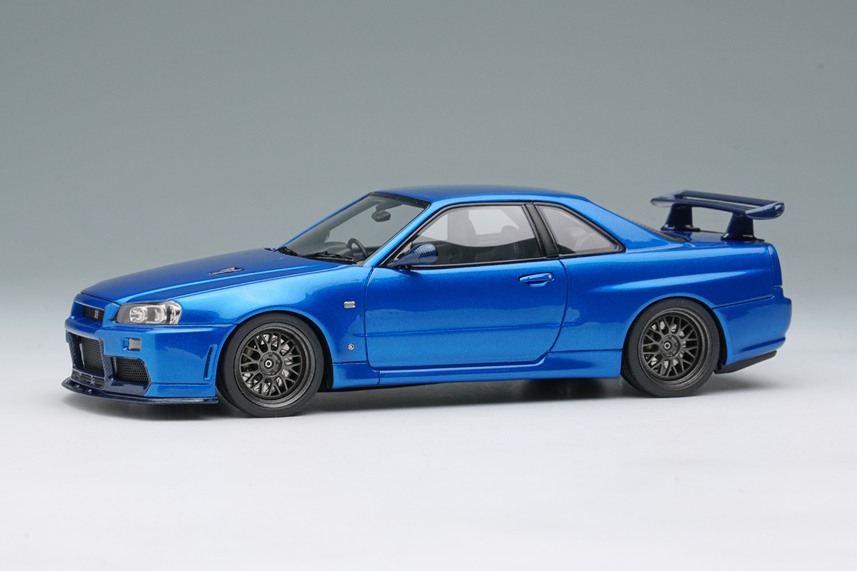 EM681B EIDOLON 1/43 BUILT BY LEGENDS Mine's Skyline GT-R(BNR34) ベイサイドブルー