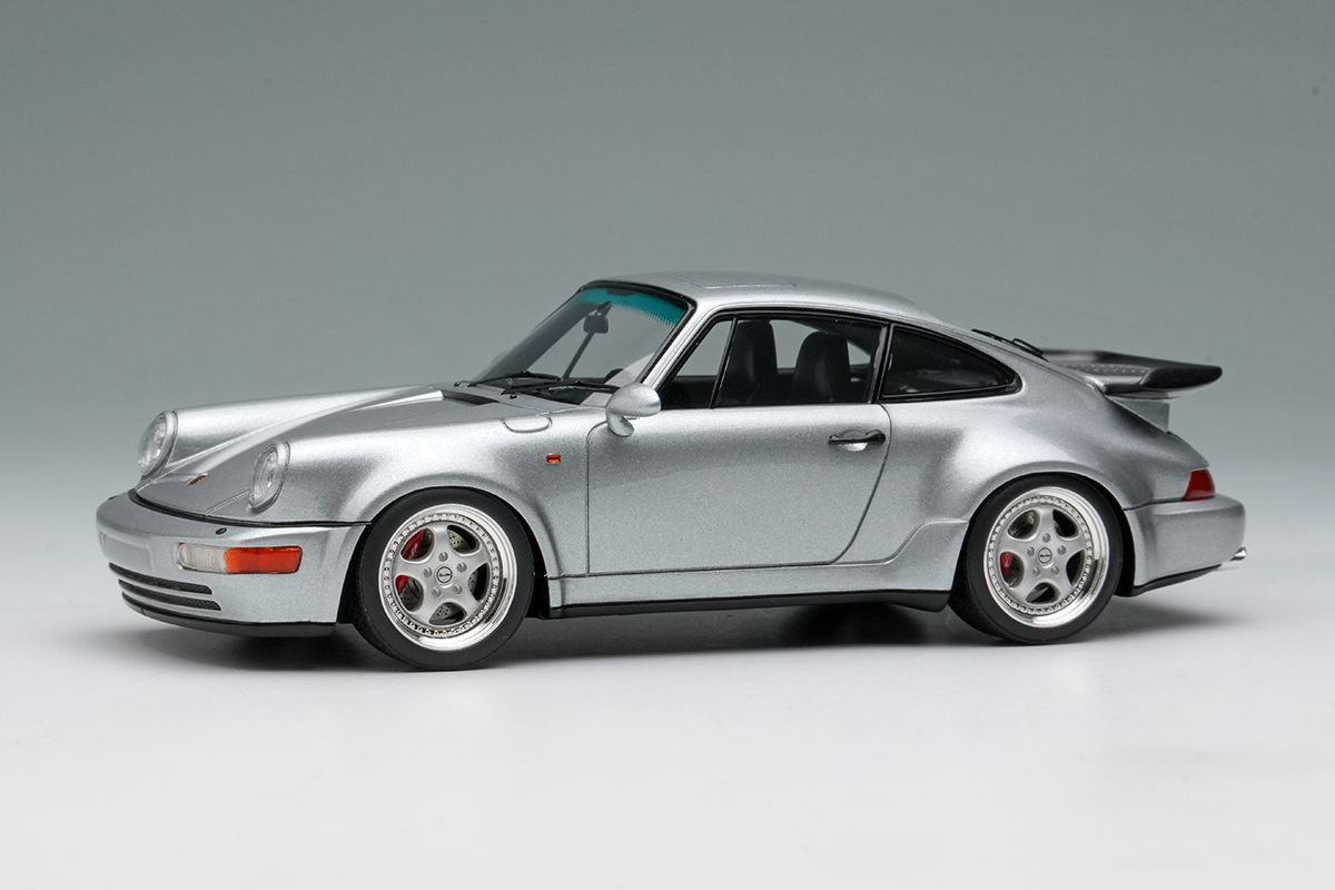 VM158F VISION 1/43 Porsche 911(964) Turbo 3.6 1993 シルバー