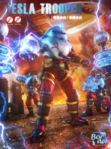 BA001 ボーダーモデル 1/12 テスラ トゥルーパー