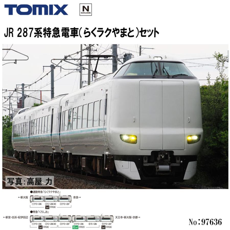 97636 287系特急電車(らくラクやまと)セット(3両)