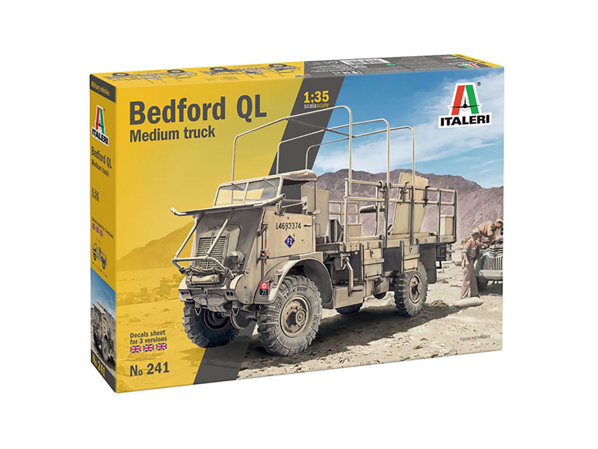 IT0241 イタレリ 1/35 WW.II イギリス軍 ベッドフォード QL 中型軍用トラック