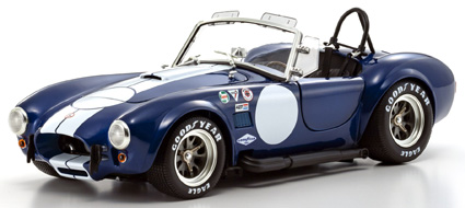 KS08048BLMW KYOSHOオリジナル 1/18 シェルビー コブラ 427S/C (ブルー/ホワイトストライプ)