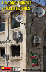 MA35638 ミニアート 1/35 空調機器用室外機と衛星テレビ受信用アンテナ