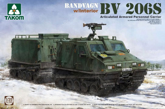 TKO2083 タコム 1/35 Bv206S関節連結型装甲兵員輸送車