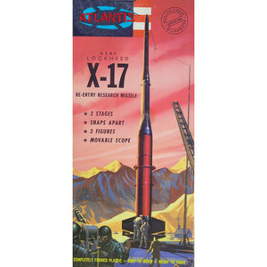 AMCH1810 アトランティス 1/40 アメリカ軍 ロッキード X-17 試験ロケット