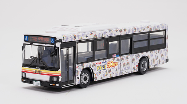 335849 <JH060>全国バスコレクション80 十王自動車ペヤングソースやきそば50周年記念ラッピングバス