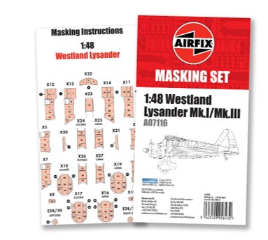 X65008 エアフィックス 1/48 ウエストランド ライサンダー用 マスキングシートセット