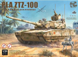 BN001 ボーダーモデル 1/35 中国 PLA ZTZ-100 主力戦車w/ZRY222
