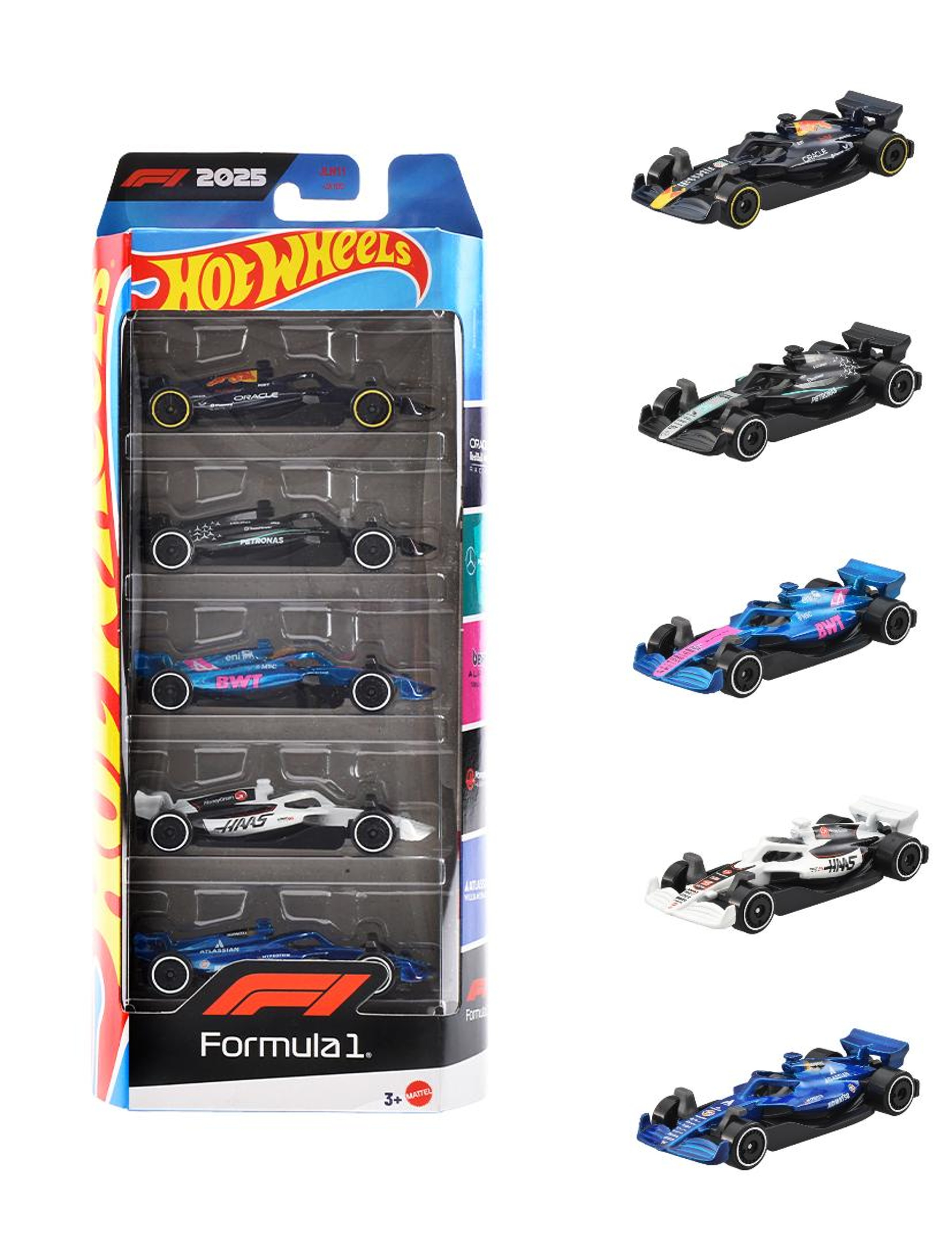 JLN11-9866 ホットウィール ベーシックカー F1 5カーパック