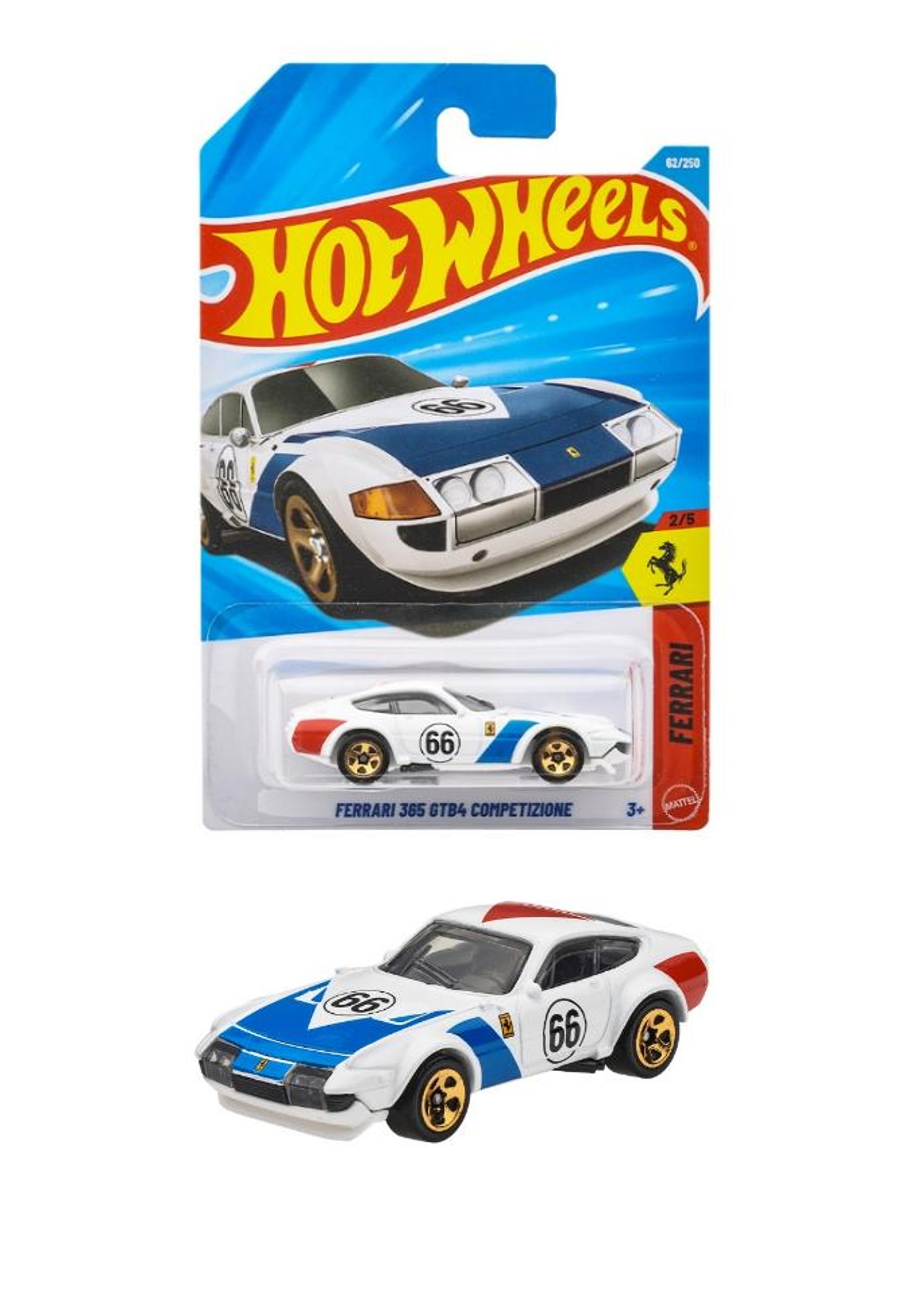 JMX22-9866 ホットウィール ベーシックカー フェラーリ 365 GTB4 コンペティツィオーネ
