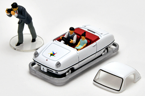 こどもの国×TLVダットサン ベビイ 6号車(白) フィギュア付