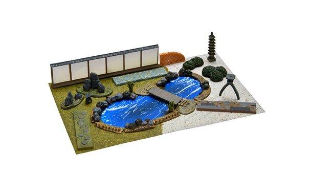 338024 情景小物041-2 日本庭園セット2