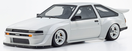 KSR18070W KYOSHOオリジナル 1/18 トヨタ スプリンター トレノ AE86 Khyzyl Saleem (ホワイト)