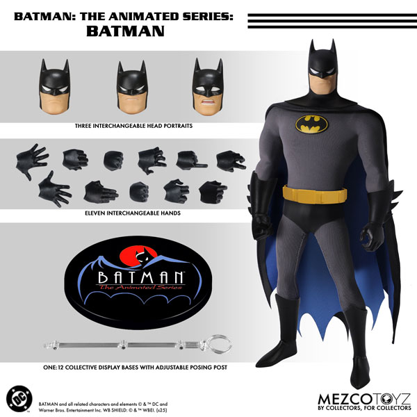 メズコトイズ ワン12コレクティブ/ バットマン アニメイテッド シリーズ: バットマン 1/12 アクションフィギュア